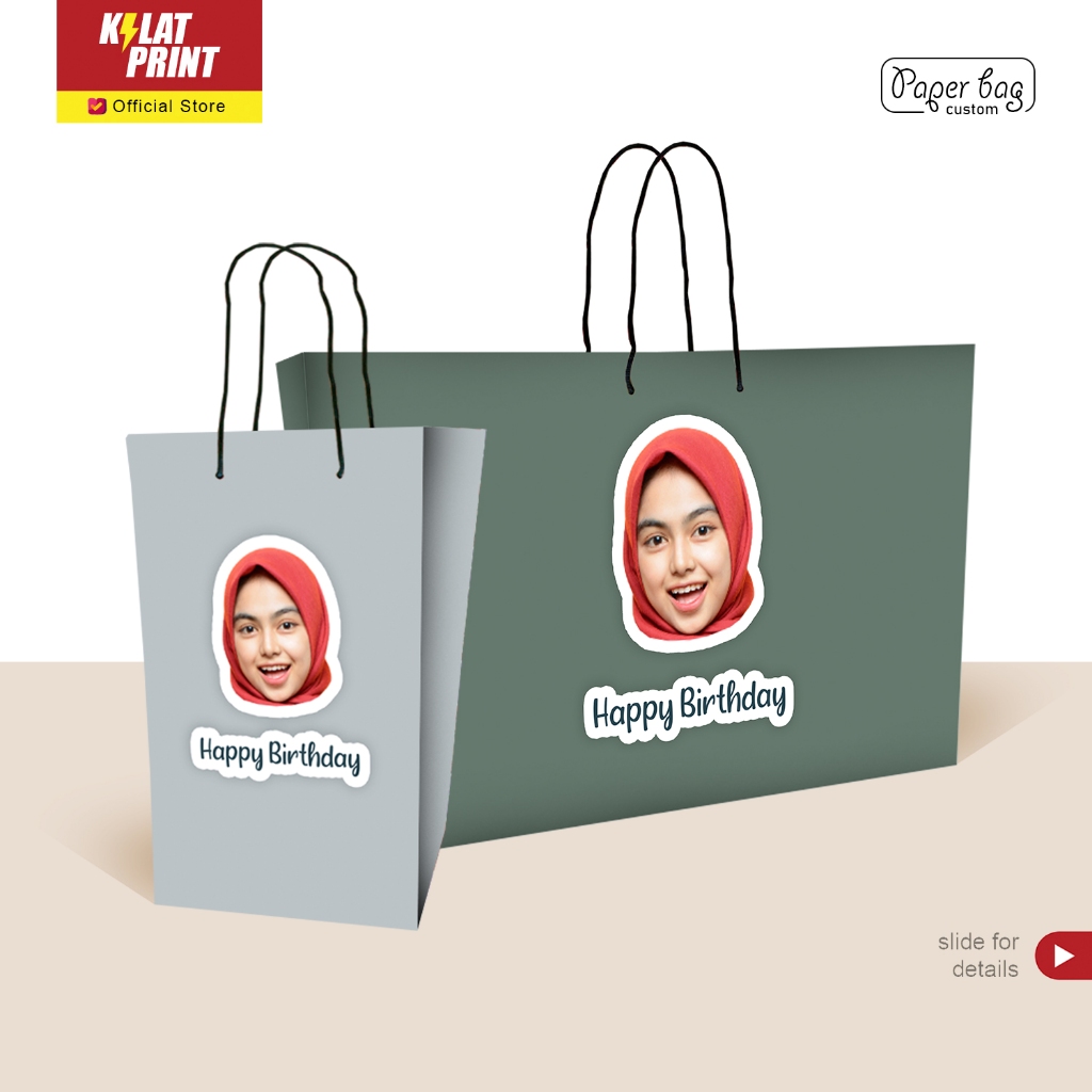 

Paper Bag Kado Custom Muka Foto Sendiri Paperbag Thumbnail Polos