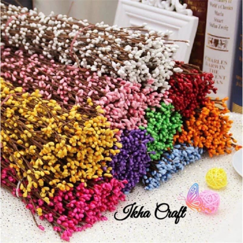 Kawat Putik Bunga 65cm Per Pack Besar - Kawat Putik Bunga - Putik Bunga