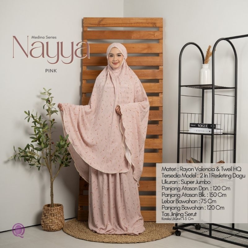 MUKENA NAYYA | RAYON VALENCIA PREMIUM