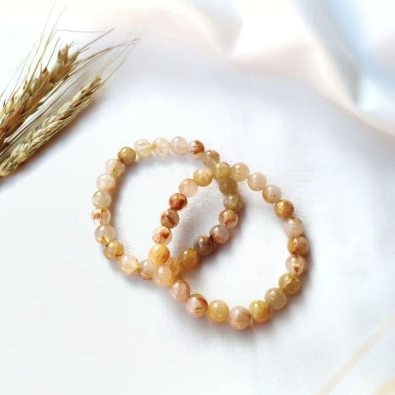 Gelang Rambut Sedana / Gelang Batu Alam / Gelang Batu Kecubung Original