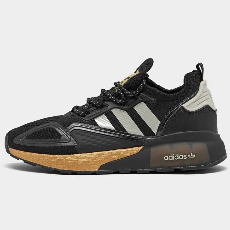 Adidas ZX 2K Boost Black Gold Premium Original