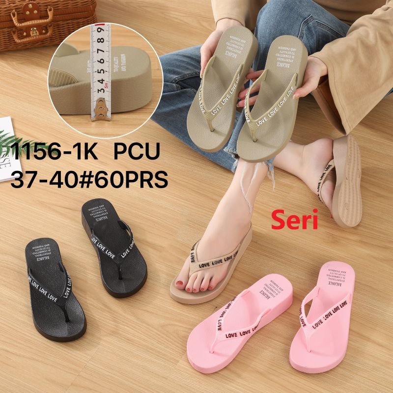 SANDAL KARET WANITA MODEL JAPIT MURAH BALANCE