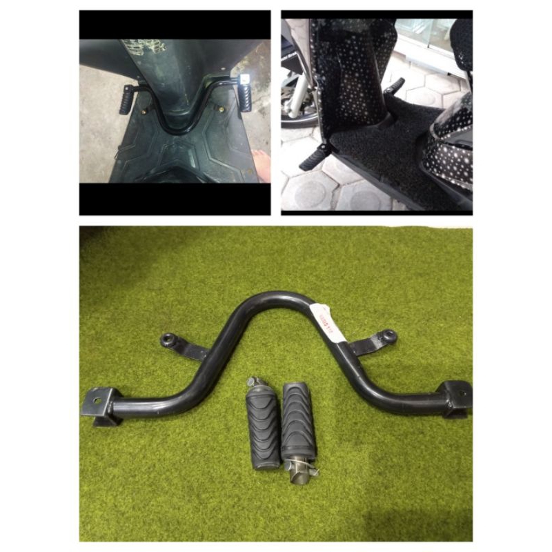 Footstep / Pijakan depan matic Vario 110 Techno Karbu