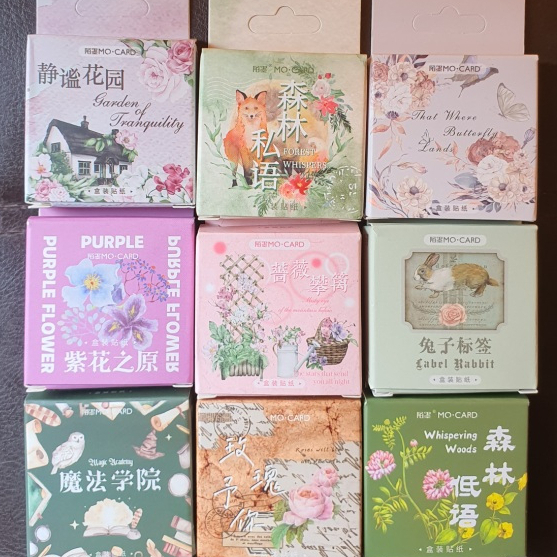 

HI502 Stiker Bunga Aesthetic Warna Pastel Untuk Jurnal DIY