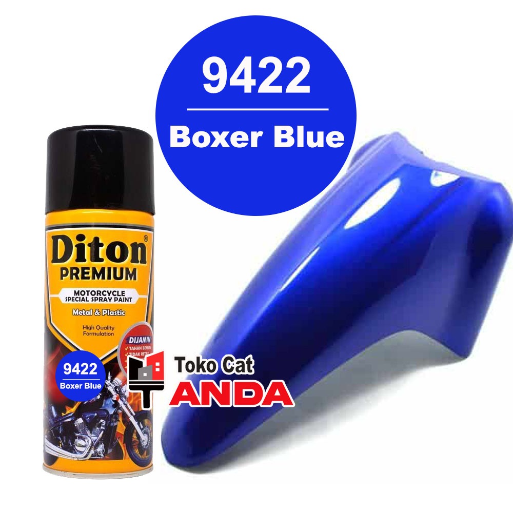 Diton Boxer Blue 9244 - Diton Premium Boxer Blue - Diton Biru solid
