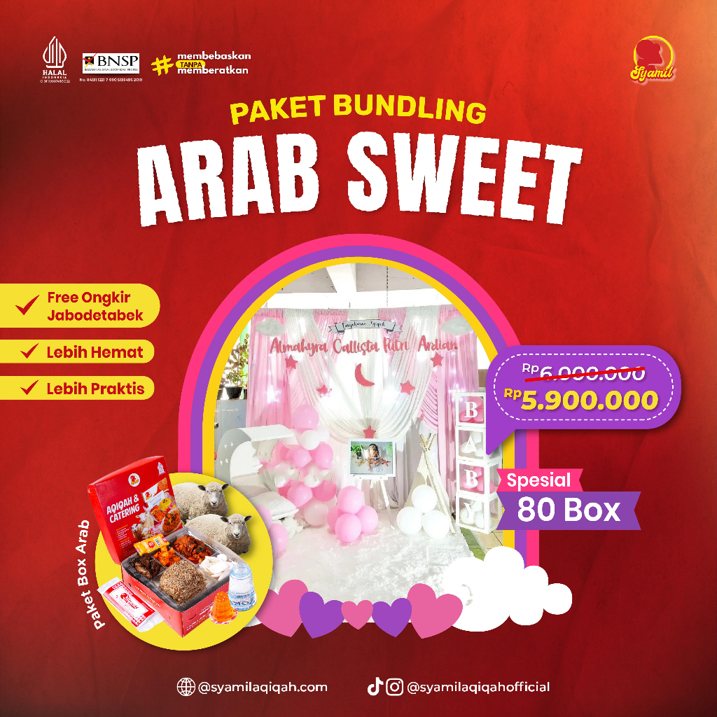 

Paket Aqiqah Bundling Arab Sweet