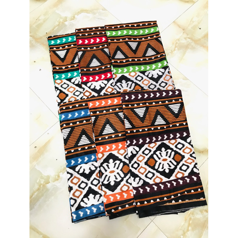 corinatex - kain motif batik songket segitiga pekalongan printing bahan katun