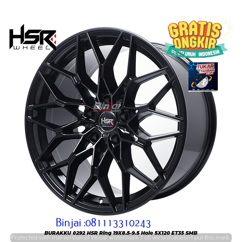 velg hsr mobil bmw r19 pcd 5x120 velg sport bmw seri3 -bukan bbs