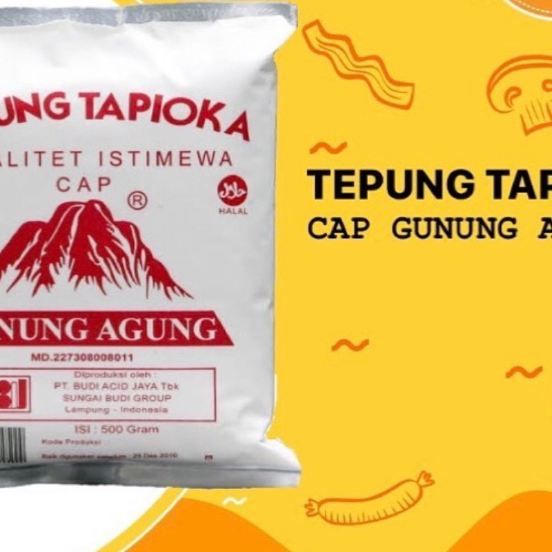 

tepung tapioka gunung agung 1 dus / tepung tapioca gunung agung 1 dus
