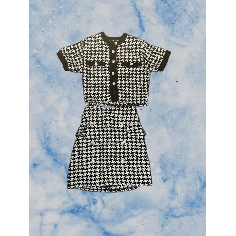 NEW one set korean tweed rajut