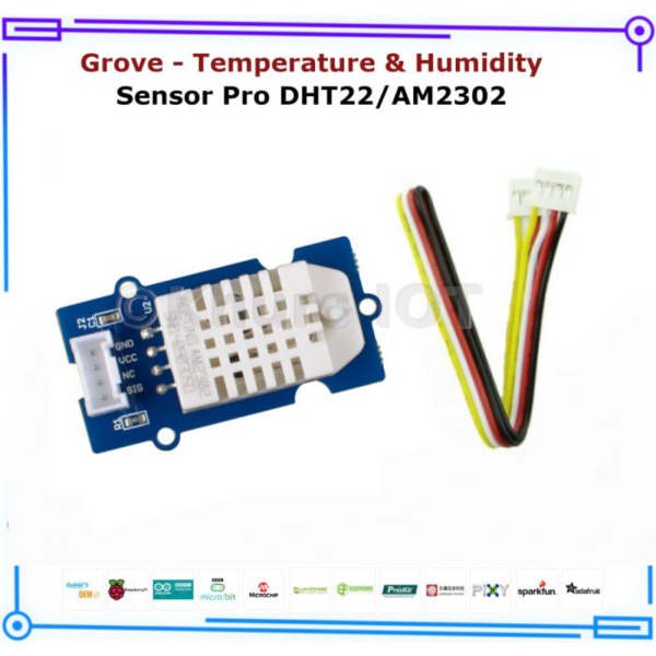 

Grove - Temperature Humidity Sensor Pro DHT22 AM2302 Kelembaban Suhu Limited