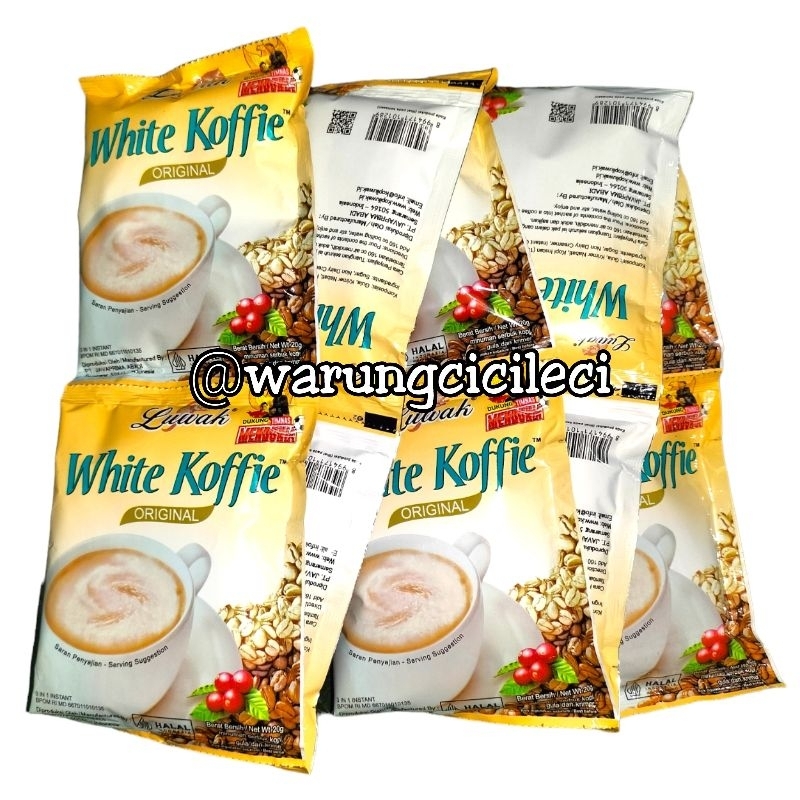 

KOPI LUWAK WHITE KOFFIE - ORIGINAL 20g x 10pcs ( 1 RENCENG )