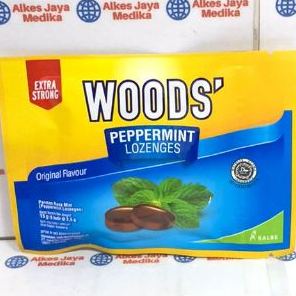 

Woods Peppermint Lozenges Rasa Original Isi 6 Tablet