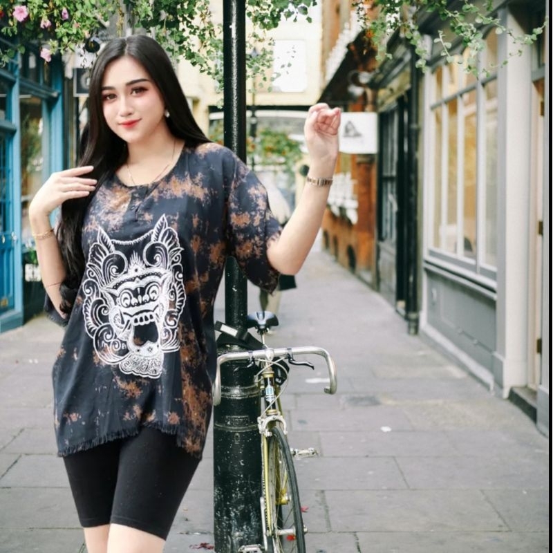BAJU BARONG BALI WANITA JUMBO/BAJU BARONG BALI PRIA /KAOS BALI WANITA DEWASA/KAOS BARONG BALI WANITA