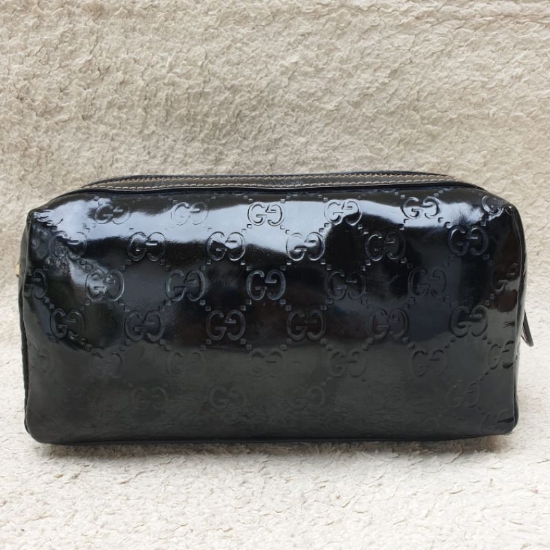 Pouch Gucci Hitam