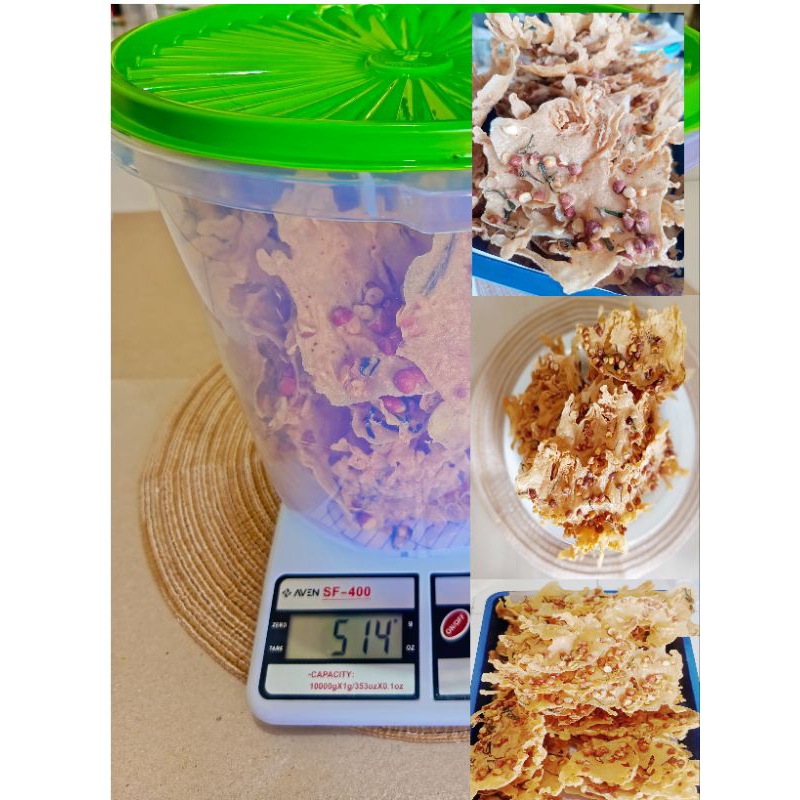 

peyek kacang tanah / peyek kacang hijau / peyek rebon / peyek toples / rempeyak gurih