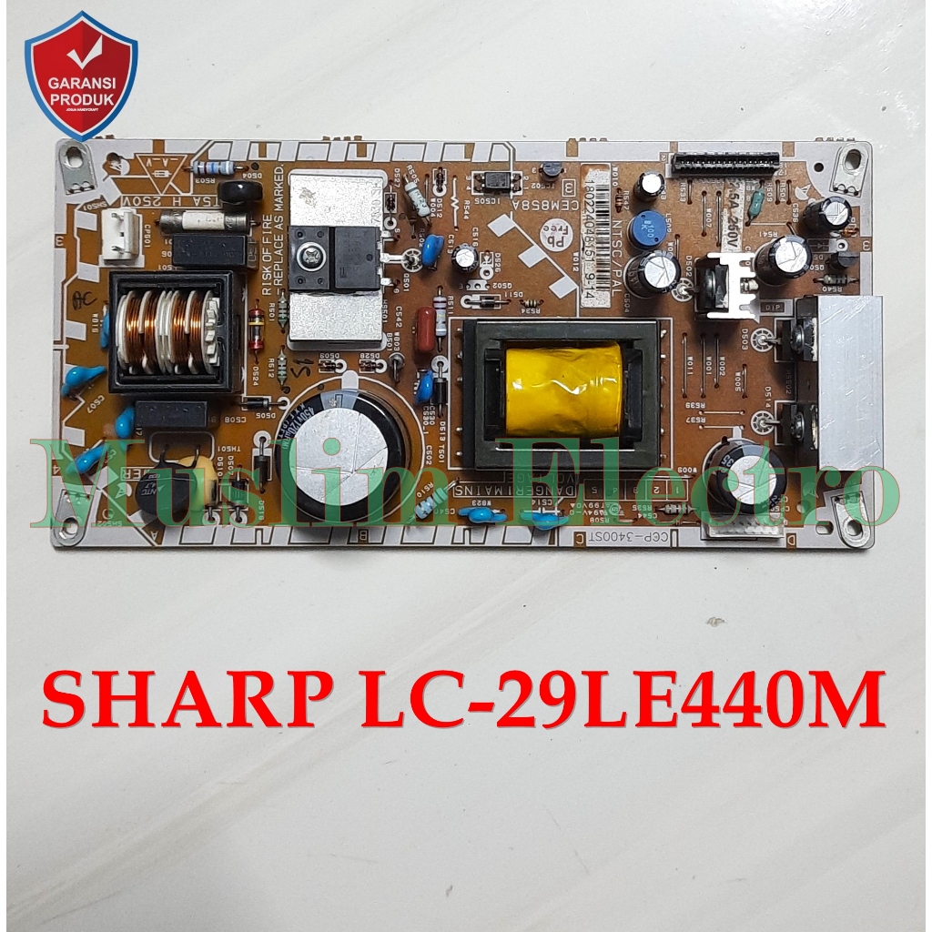 PSU LED TV Sharp LC-29LE440M LC-29LE440 29LE440