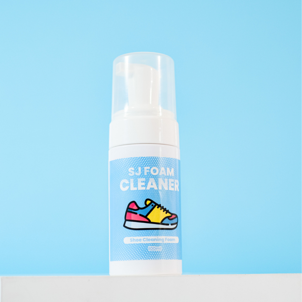 Foam Pembersih Sepatu Instan Tanpa Air - Sabun Cuci Pembersih Sepatu Kotor - SJ Foam Cleaner 100 ml