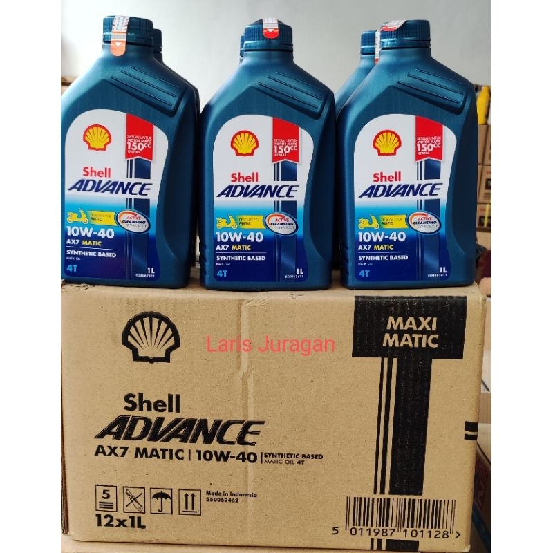 Oli Shell Advance AX7 Matic 1L (1dus)