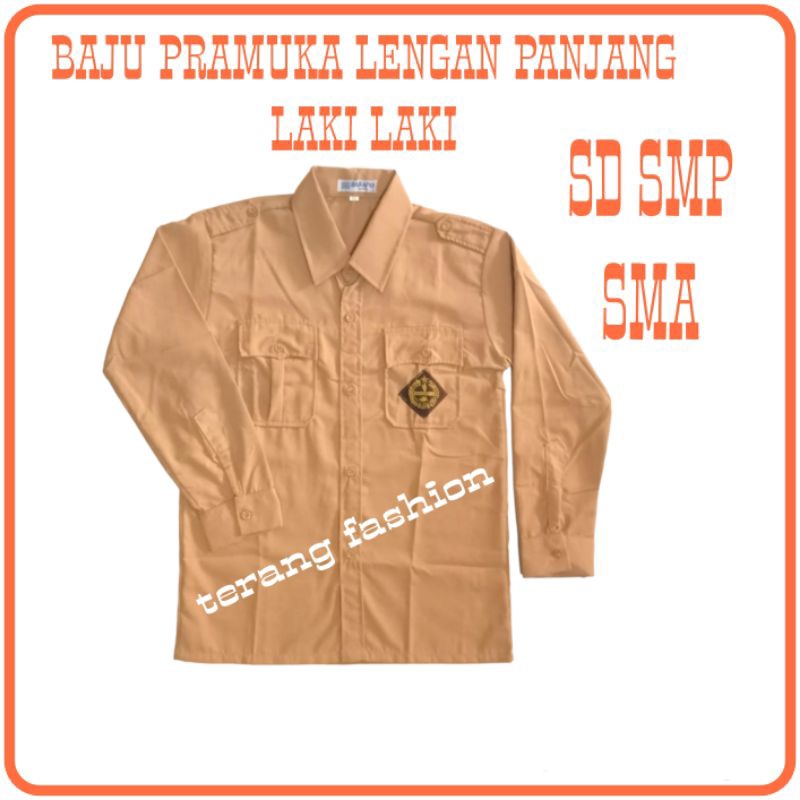 Baju Pramuka Penggalang Panjang Laki Laki SD SMP SMA