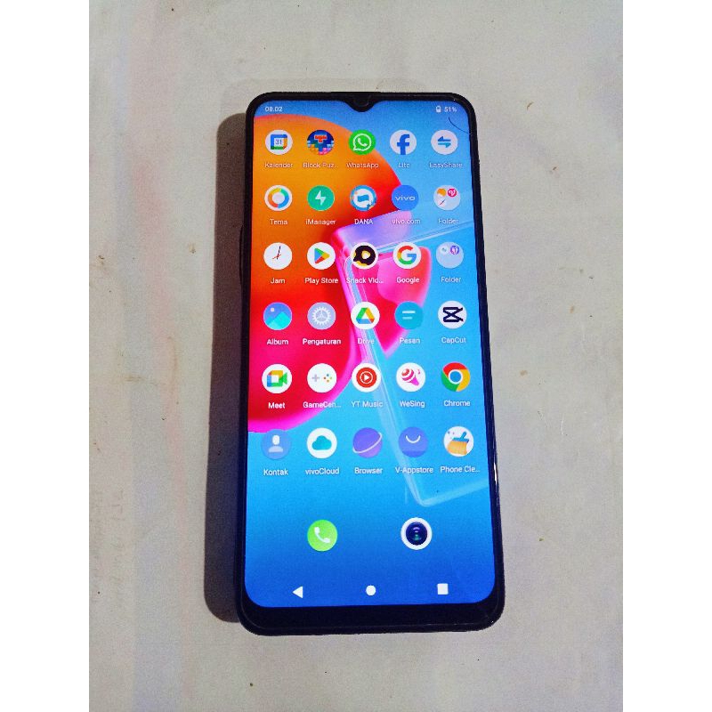 VIVO Y01 minus mesin matot Lcd ts mulus original