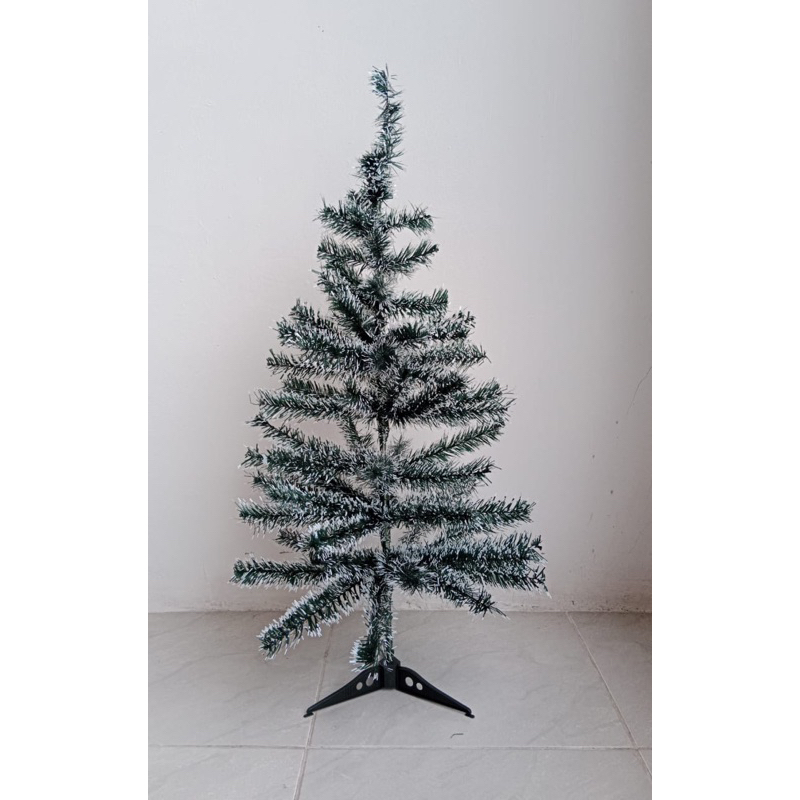 POHON NATAL MINI SALJU 90 CM / 120 CM / DEKORASI NATAL