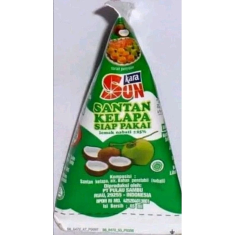 

Santan kelapa sun kara 65ml