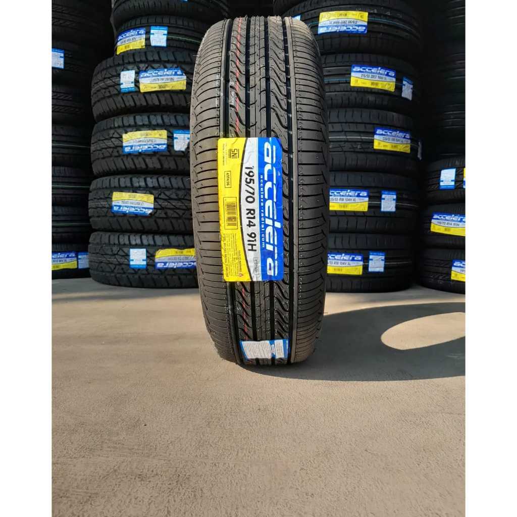 BAN MOBIL MURAH AWET BERKULITAS MERK ACCELERA ECO PLUSH 195 70 R14
