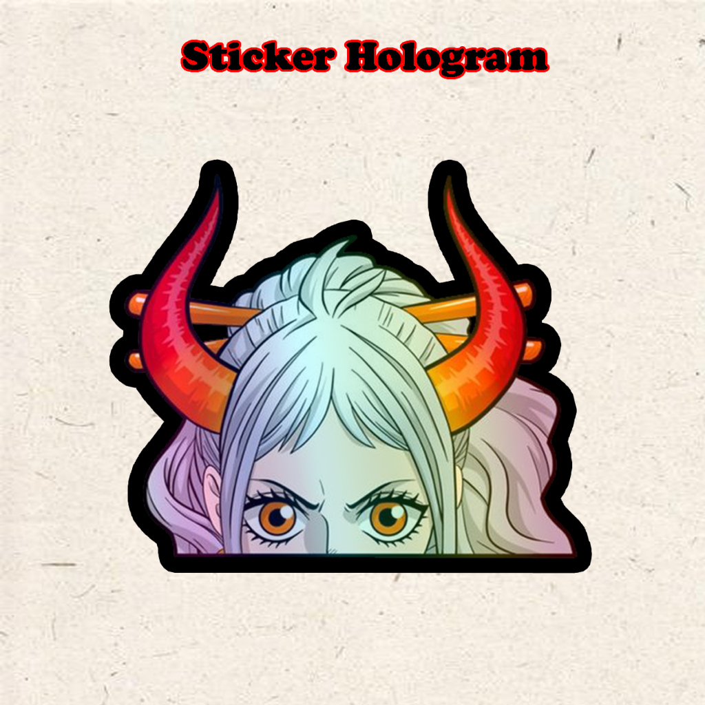 

Stiker Hologram Yamato One piece ukuran 7 cm