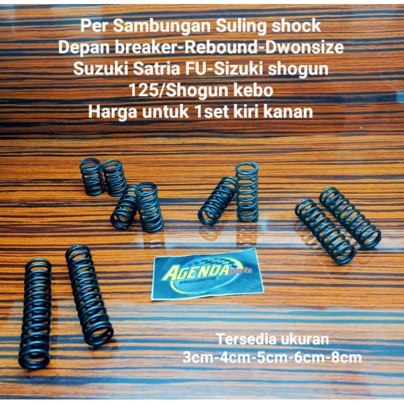 Per Sambungan Suling shock Depan breaker-Rebound-Dwonsize  Suzuki Satria Fu 150 Karbu- Suzuki shogun