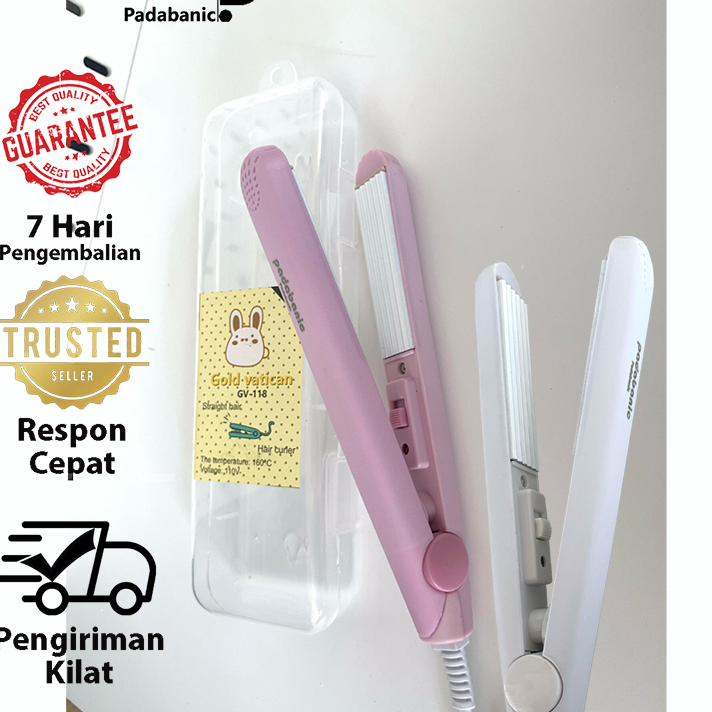 DISKON PADABANIC CATOKAN KERITING Genteng Mini | Catokan Mini PDB- 312  Cepat Panas | Anti Melepuh |