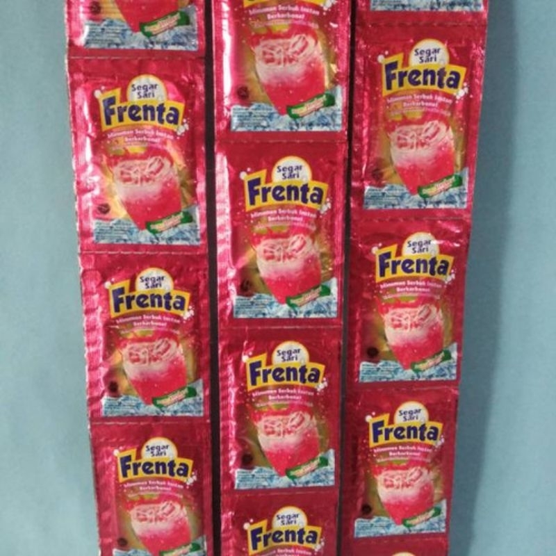 

frenta minuman soda 1 renceng 10 sachet