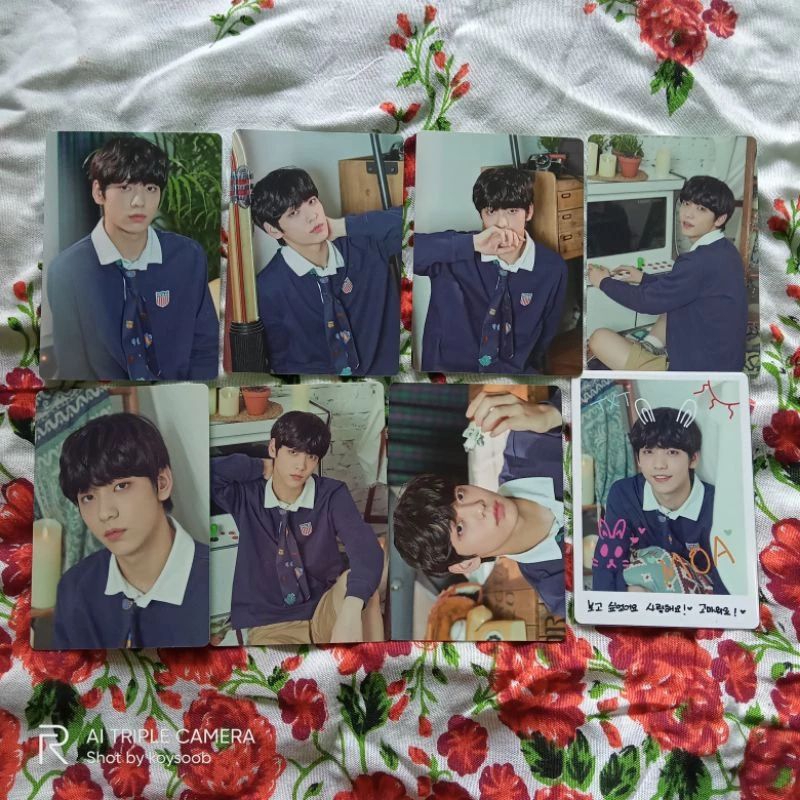 txt soobin fanlive mpc set 2021 shine x together mini photocard bingo