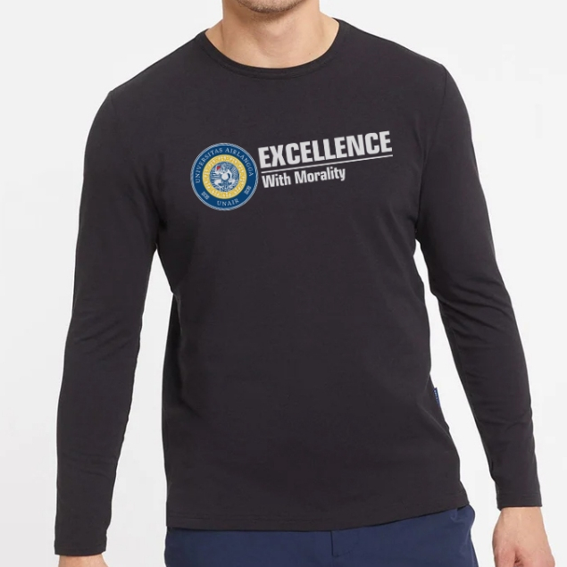 Kaos Baju Lengan Panjang Universitas Airlangga UNAIR long sleeve t-shirt premium cotton clothing