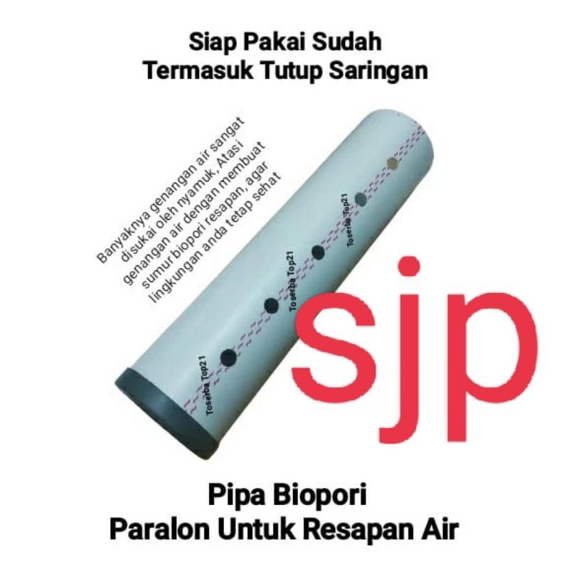 PIPA BIOPORI PERALON UNTUK SERAPAN AIR