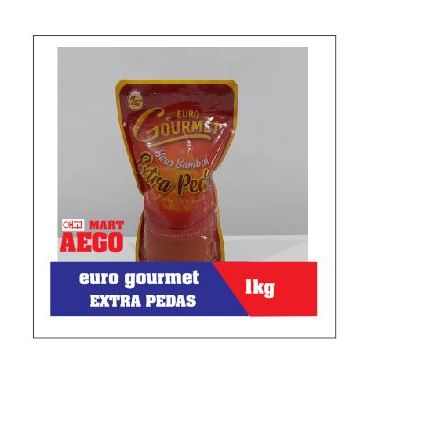 

Euro gourmet extra pedas 1kg