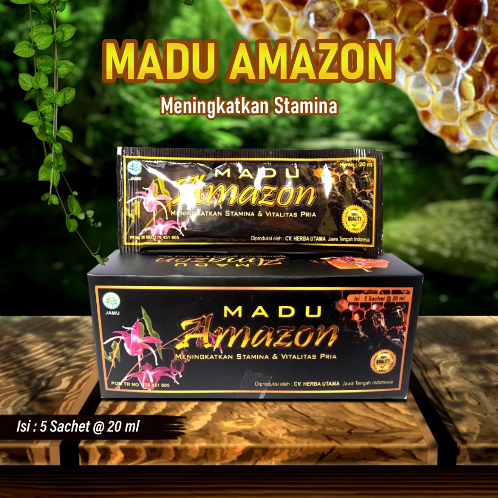 Apotik_Nugroho Madu Ginseng Amazon Box Stamina Pria