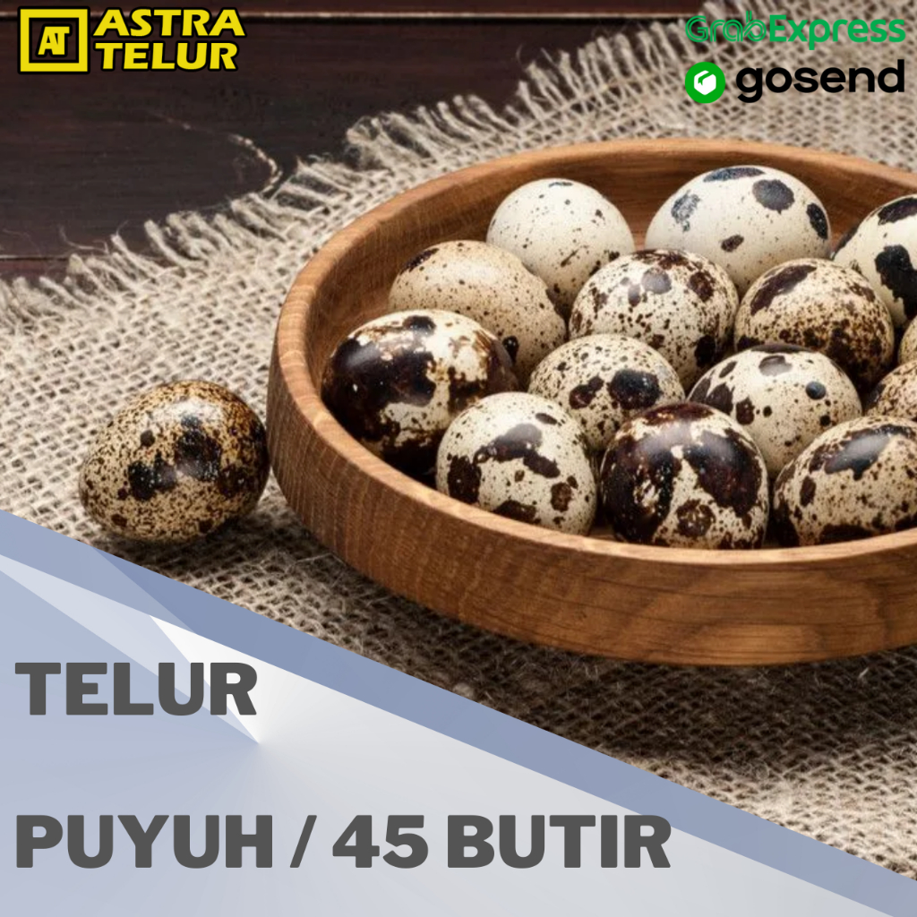 Telur Puyuh / Telur Burung Puyuh (45 butir)