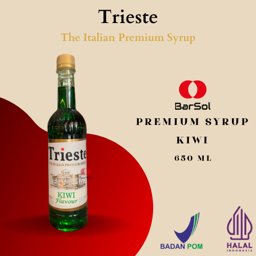 

Trieste Syrup Kiwi 650 Ml - Barsol Indonesia