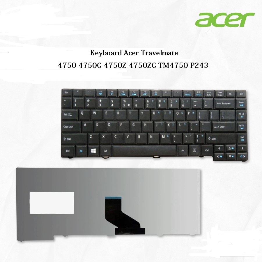 Keyboard Acer Travelmate 4750 4750G 4750Z 4750ZG TM4750 P243