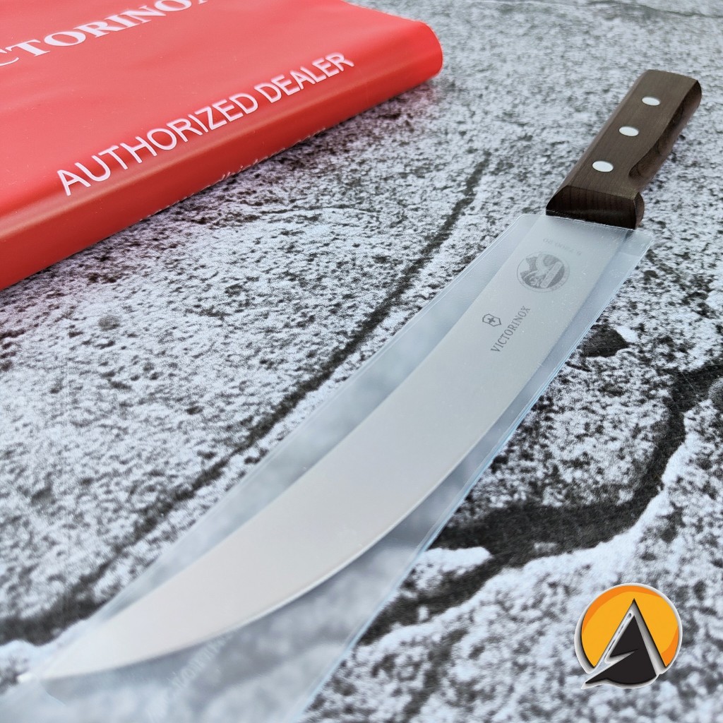 Butcher breaking knife pisau sembelih victorinox rosewood 20 cm original swiss 5.7200.20