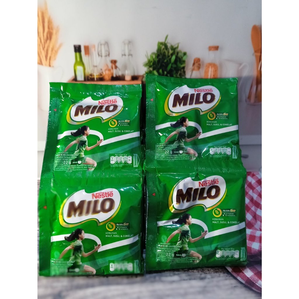 

Milo Susu Coklat Active Go 22gr / Susu Bubuk Sachet [Jual Per Sachet]