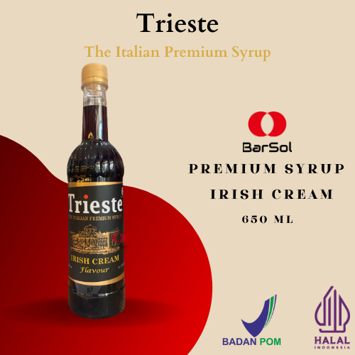 

Trieste Syrup Irish Cream 650 Ml - Barsol Indonesia