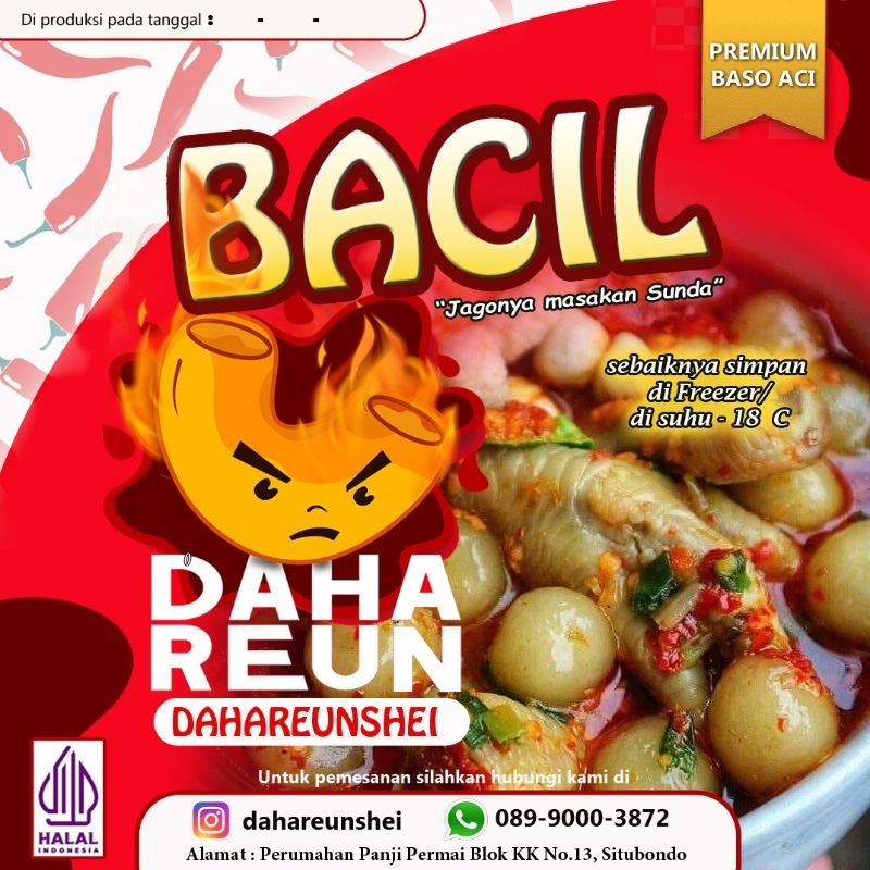 

BACIL FROZEN DAHARENSHEI KOMPLIT