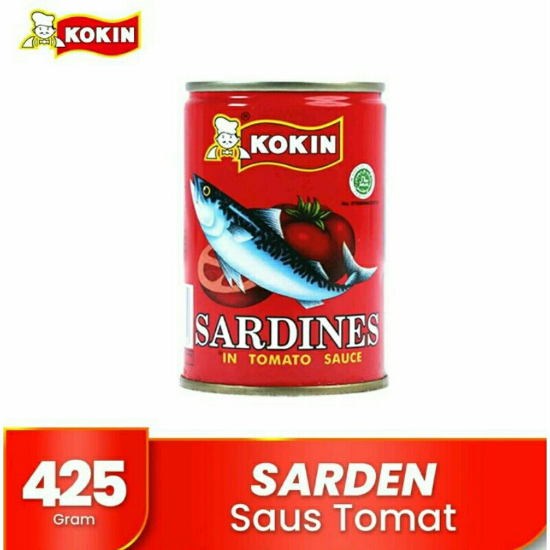 

Sarden Saus Tomat Kokin 425 gram