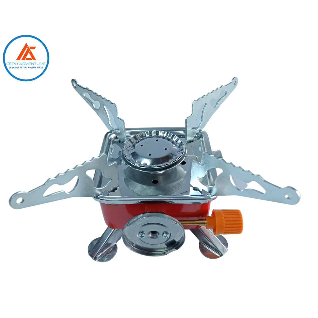 Kompor Camping Hiking Mini Portable Kotak Cooking Set