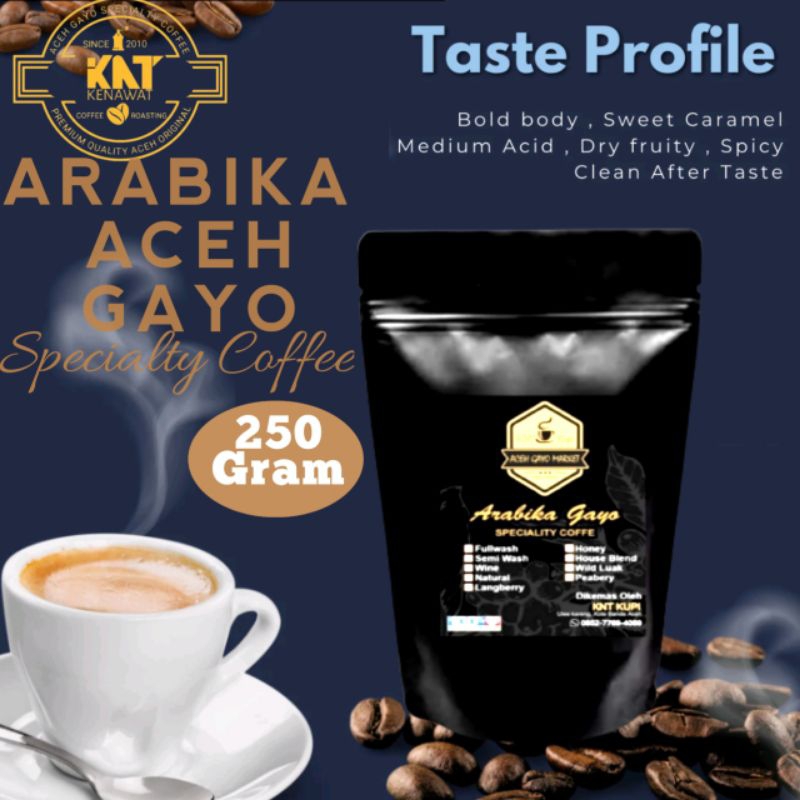 

KOPI ARABIKA GAYO ACEH 250gram BUBUK HALUS MURNI TANPA AMPAS DARI TANAH RENCONG ACEH ASLI TOKO TOP KOPI ACEH.