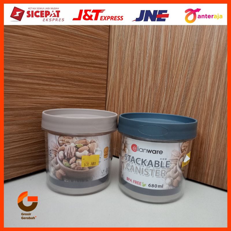 round container 680ml E-1104 elianware | toples