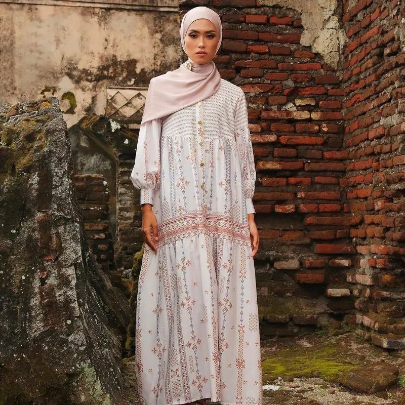 NEW bukan preloved Rima dress by zashi zaskia sungkar uk L