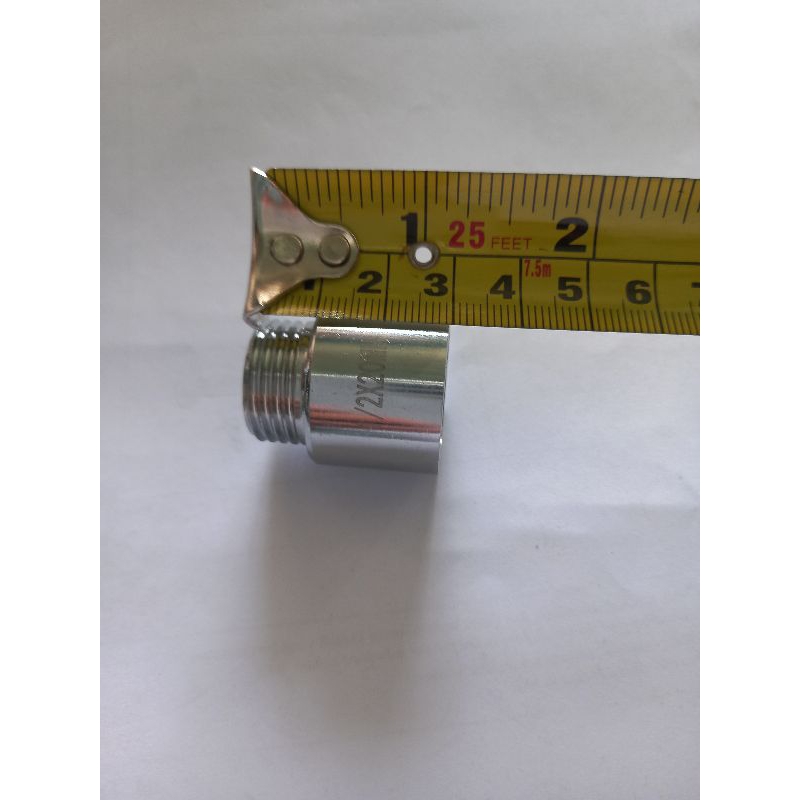 sok drat luar dalam 1/2 inch stenlis / drat luar dan drat dalam 1/2"